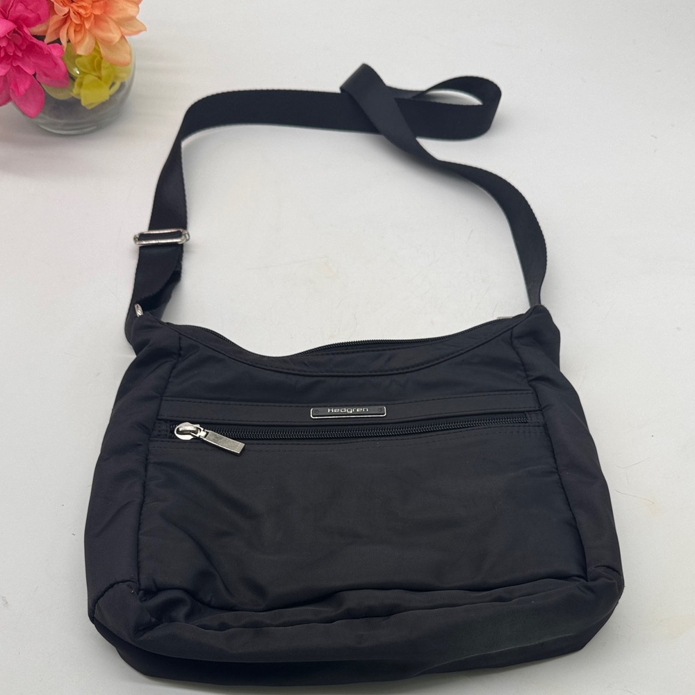 Hedgren Black Crossbody Nylon Bag BP9612F